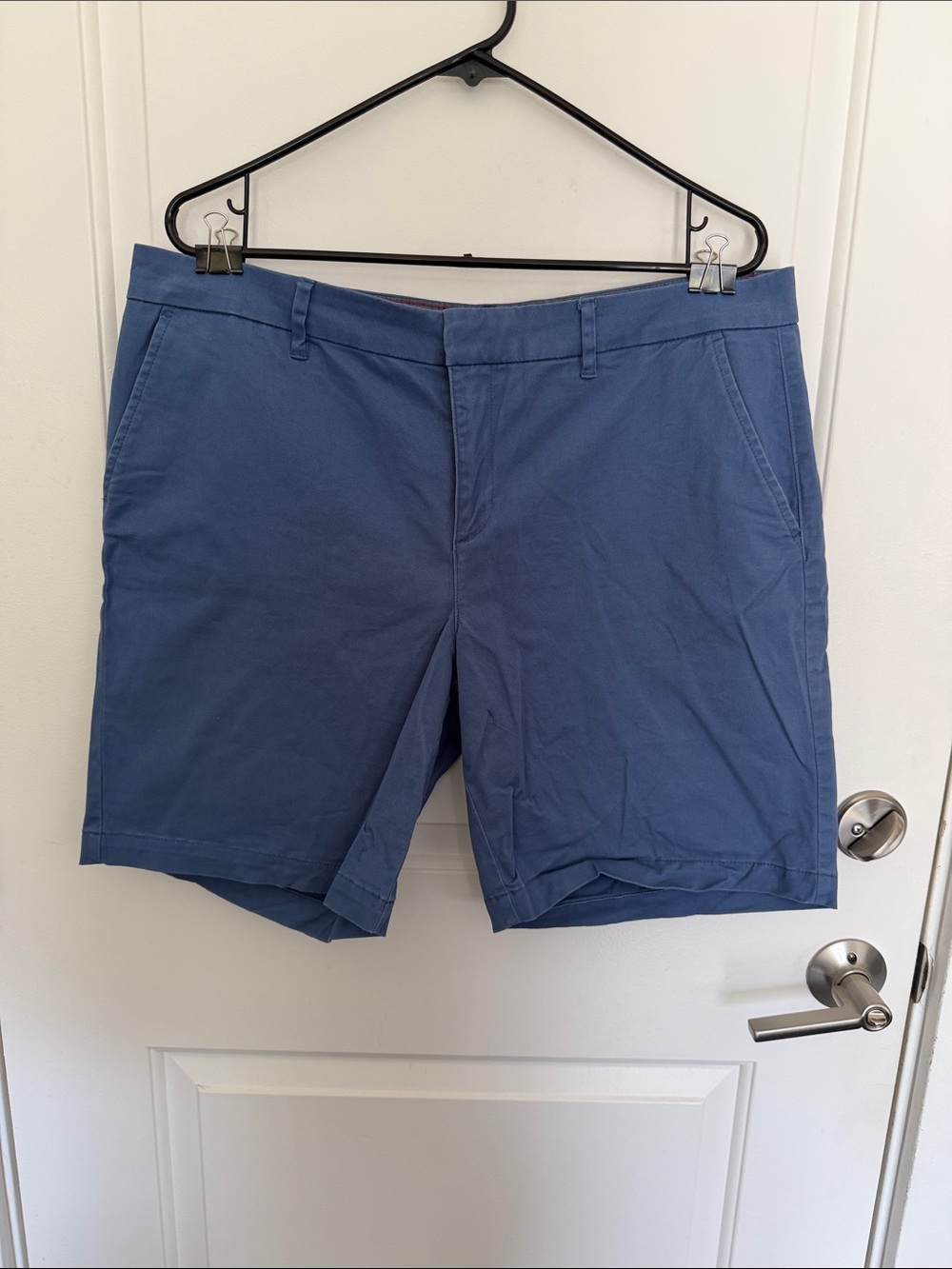 Women’s Tommy Hilfiger Slate Blue Flat-Front Chino Shorts